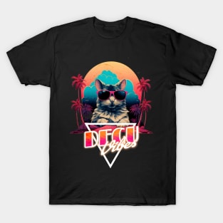 Retro Wave Degu Miami Vibes T-Shirt